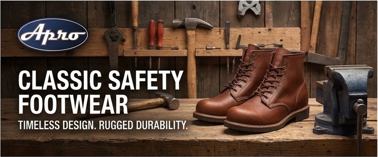 Classic safety footwear - timeless design, rugged durability