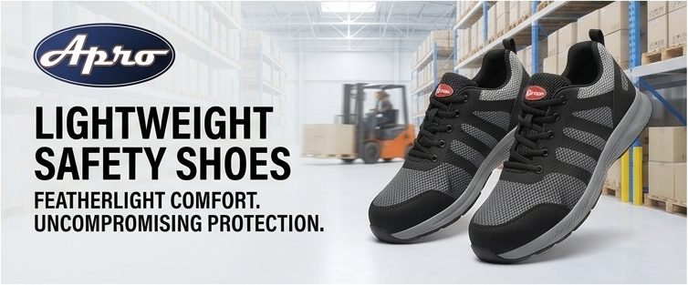 Lightweight safety shoes - featherlight comfort, uncompromising protection